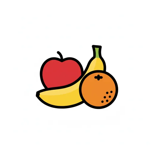 Pictograma de fruta (comida y bebida) para SAAC y logopedia