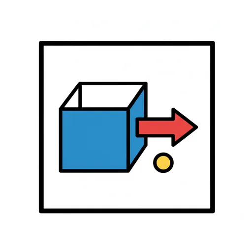 Pictograma de fuera (palabras y comunicación) para SAAC y logopedia