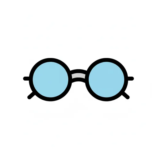 Pictograma de gafas (objetos cotidianos) para SAAC y logopedia