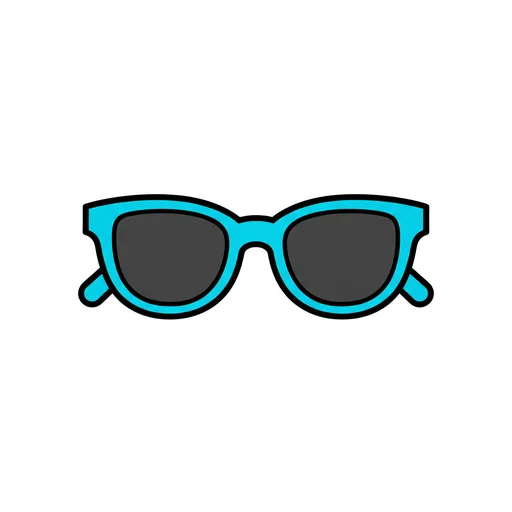 Pictograma de gafas de sol (ropa y complementos) para SAAC y logopedia