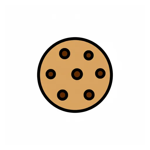 Pictograma de galleta (comida y bebida) para SAAC y logopedia