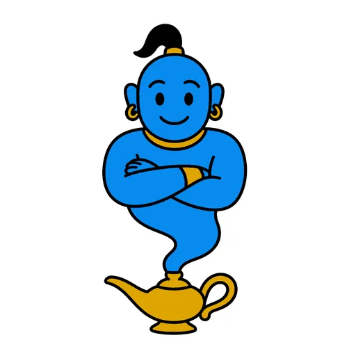 Pictograma de genio (ocio, música y tecnología) para SAAC y logopedia