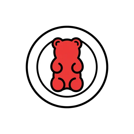 Pictograma de gominola (comida y bebida) para SAAC y logopedia
