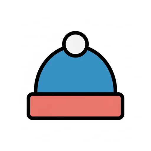 Pictograma de gorro (ropa y complementos) para SAAC y logopedia