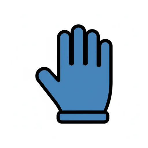 Pictograma de guante (ropa y complementos) para SAAC y logopedia