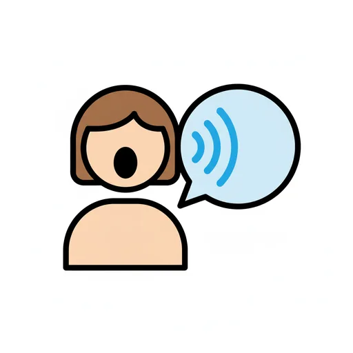 Pictograma de hablar (acciones y verbos) para SAAC y logopedia