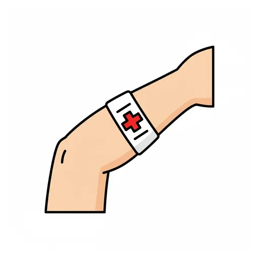 Pictograma de herida (cuerpo y salud) para SAAC y logopedia
