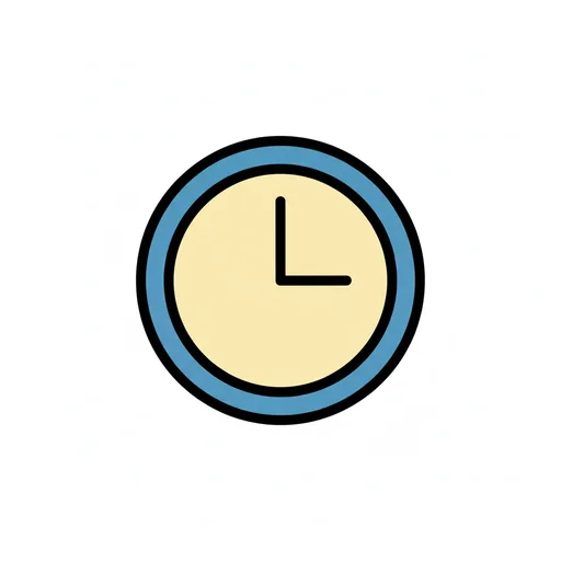 Pictograma de hora (objetos cotidianos) para SAAC y logopedia