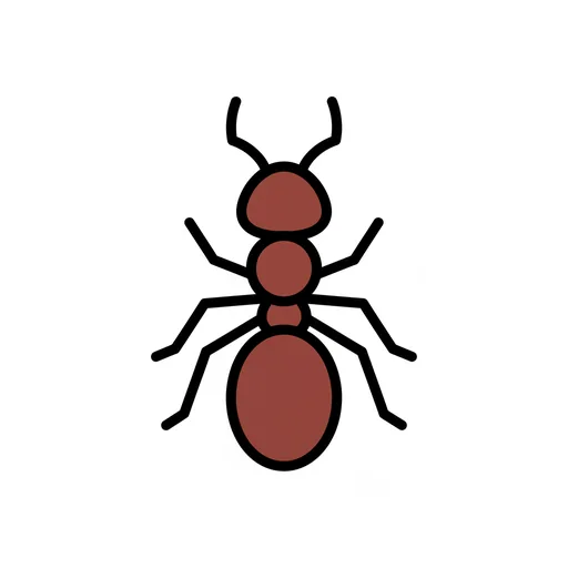 Pictograma de hormiga (animales) para SAAC y logopedia