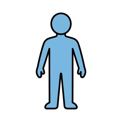 Pictograma de humano (familia y profesiones) para SAAC y logopedia