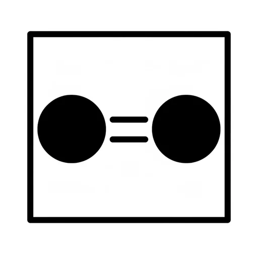 Pictograma de igual (emociones y sentimientos) para SAAC y logopedia