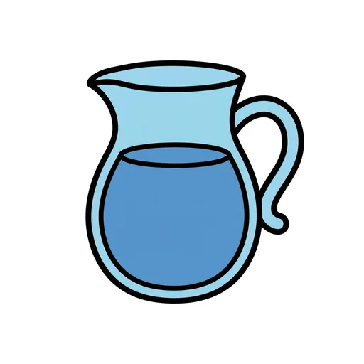 Pictograma de jarra (objetos cotidianos) para SAAC y logopedia