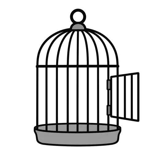 Pictograma de jaula (objetos cotidianos) para SAAC y logopedia