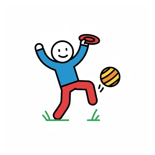 Pictograma de jugar (acciones y verbos) para SAAC y logopedia