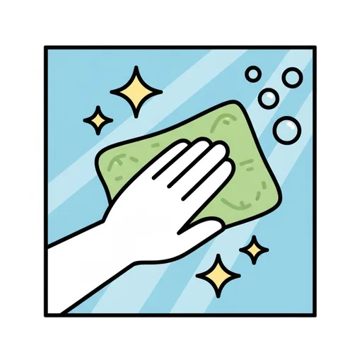 Pictograma de limpio (emociones y sentimientos) para SAAC y logopedia