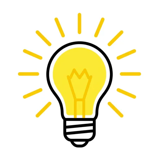 Pictograma de luz (objetos cotidianos) para SAAC y logopedia