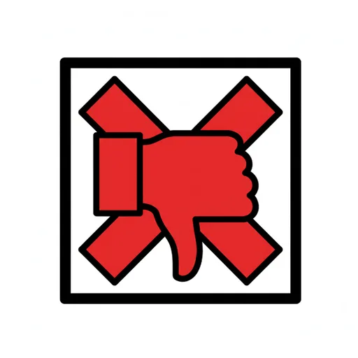 Pictograma de mal (tiempo, naturaleza y fiestas) para SAAC y logopedia