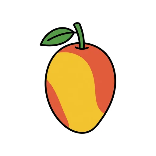 Pictograma de mango (comida y bebida) para SAAC y logopedia