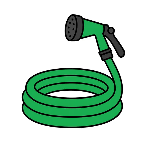Pictograma de manguera (objetos cotidianos) para SAAC y logopedia