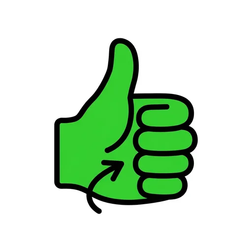 Pictograma de me gusta (palabras y comunicación) para SAAC y logopedia