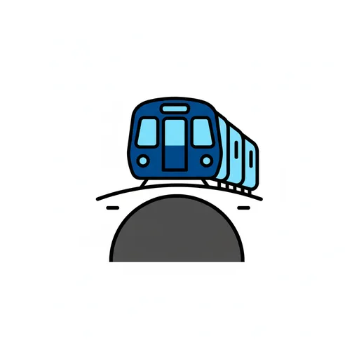 Pictograma de metro (lugares y transporte) para SAAC y logopedia