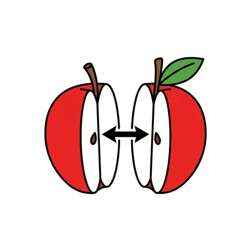 Pictograma de mitad (colegio, números y colores) para SAAC y logopedia