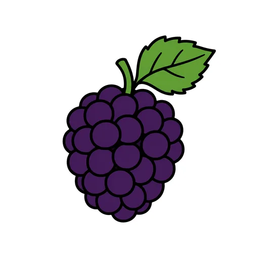 Pictograma de mora (comida y bebida) para SAAC y logopedia