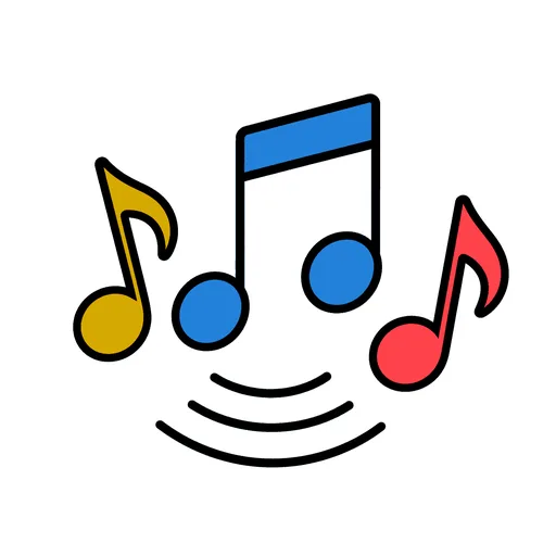 Pictograma de música (ocio, música y tecnología) para SAAC y logopedia