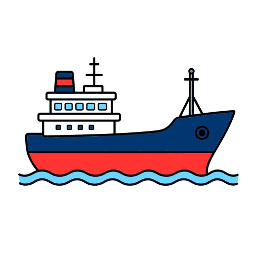 Pictograma de nave (lugares y transporte) para SAAC y logopedia