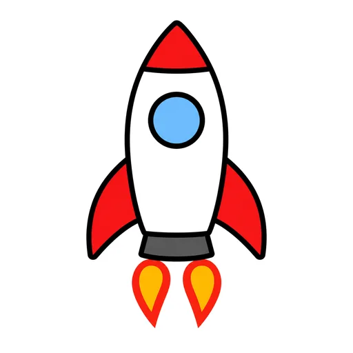 Pictograma de nave espacial (lugares y transporte) para SAAC y logopedia