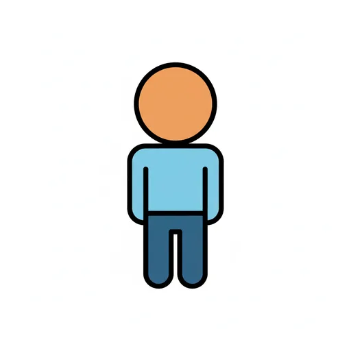 Pictograma de niño (familia y profesiones) para SAAC y logopedia