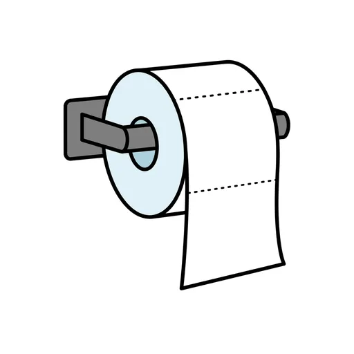 Pictograma de papel higiénico (casa y hogar) para SAAC y logopedia