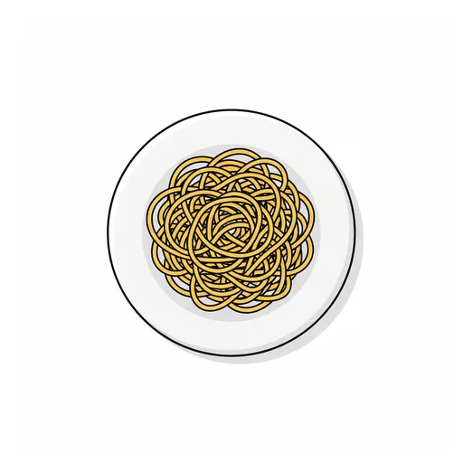 Pictograma de pasta (comida y bebida) para SAAC y logopedia