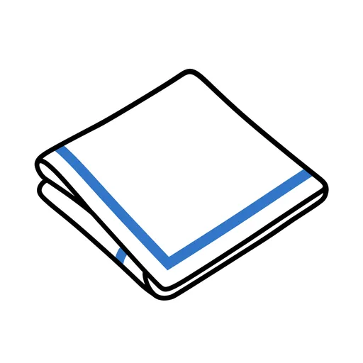 Pictograma de pañuelo (ropa y complementos) para SAAC y logopedia