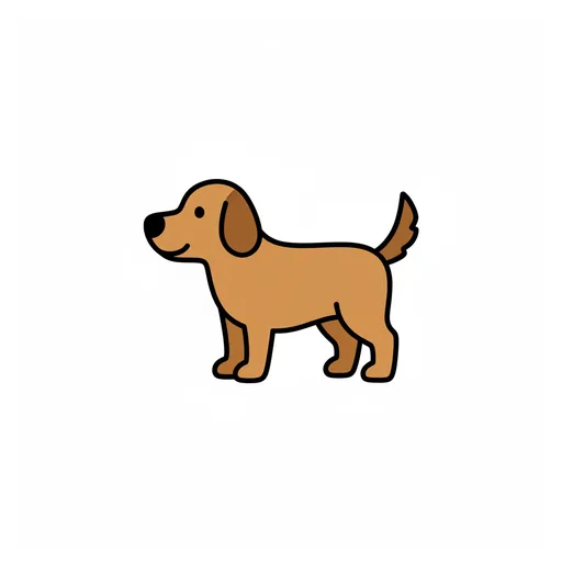 Pictograma de perro (animales) para SAAC y logopedia