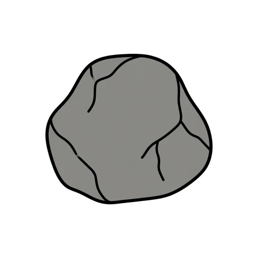 Pictograma de piedra (objetos cotidianos) para SAAC y logopedia