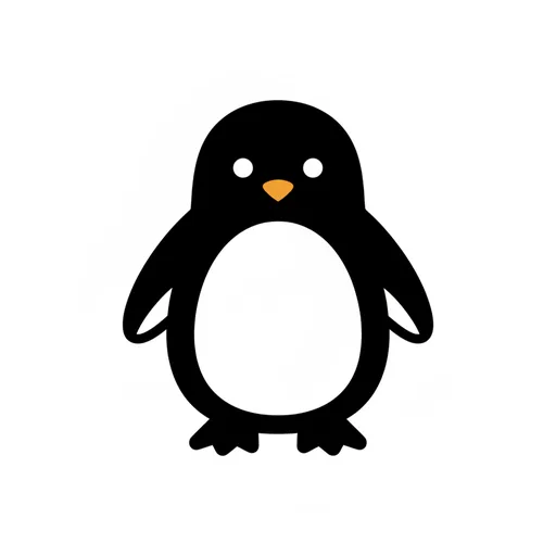 Pictograma de pingüino (animales) para SAAC y logopedia
