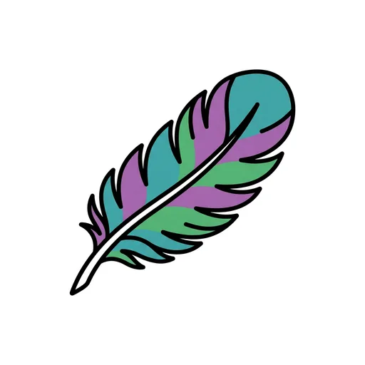 Pictograma de pluma (objetos cotidianos) para SAAC y logopedia
