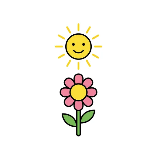 Pictograma de primavera (tiempo, naturaleza y fiestas) para SAAC y logopedia