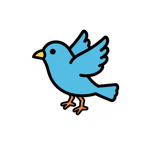 Pictograma de pájaro (animales) para SAAC y logopedia