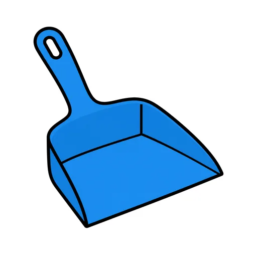 Pictograma de recogedor (casa y hogar) para SAAC y logopedia