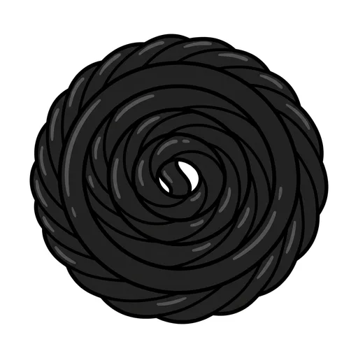 Pictograma de regaliz (comida y bebida) para SAAC y logopedia