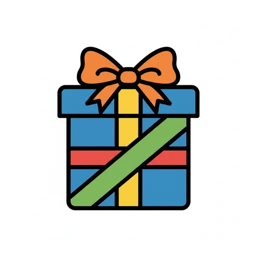 Pictograma de regalo (objetos cotidianos) para SAAC y logopedia