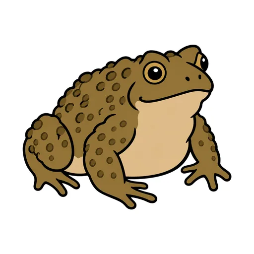Pictograma de sapo (animales) para SAAC y logopedia