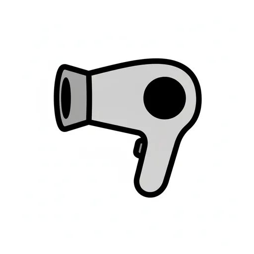 Pictograma de secador (objetos cotidianos) para SAAC y logopedia