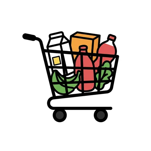Pictograma de supermercado (lugares y transporte) para SAAC y logopedia