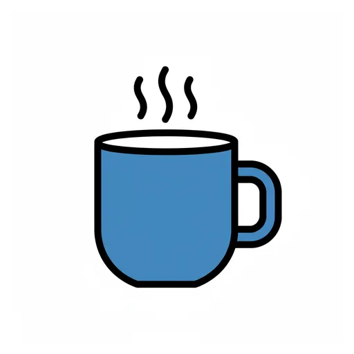 Pictograma de taza (casa y hogar) para SAAC y logopedia