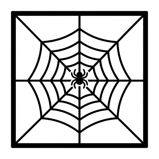 Pictograma de telaraña (objetos cotidianos) para SAAC y logopedia