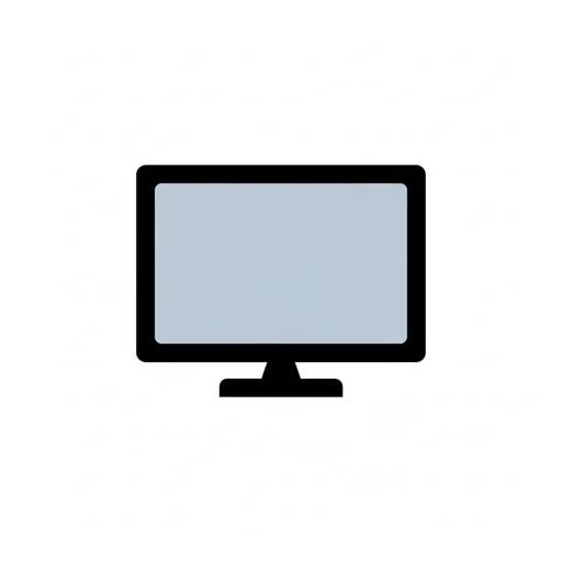 Pictograma de televisión (ocio, música y tecnología) para SAAC y logopedia