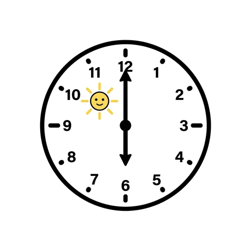 Pictograma de temprano (tiempo, naturaleza y fiestas) para SAAC y logopedia